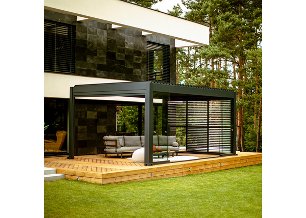 Czy zadaszenie tarasu chroni meble przed śniegiem?