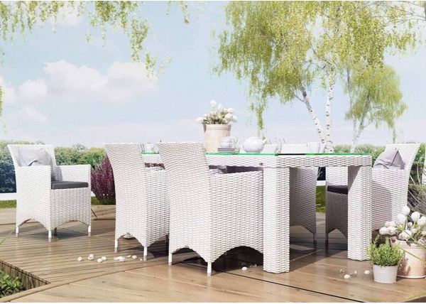 Białe Meble Tarasowe - Elegancja i Funkcjonalność w Jednym