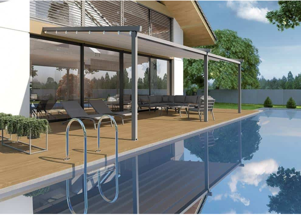 Biały taras – szyk w ogrodowym wydaniu