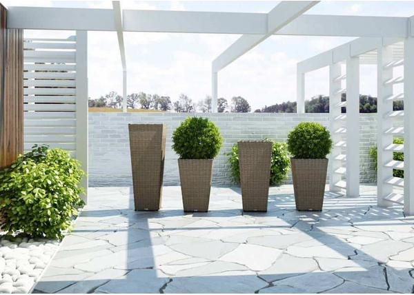 Duże donice na zewnątrz – stylowa i funkcjonalna dekoracja