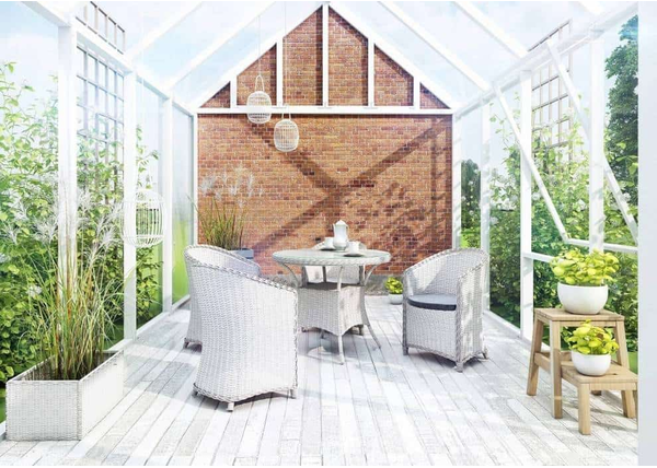 Fotele – technorattan mile widziany w modnym ogrodzie