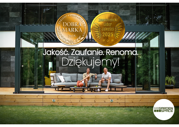 Dwie nagrody. Jedna filozofia jakości – Garden Space z tytułami Konsumencki Lider Jakości 2025 i Dobra Marka 2025