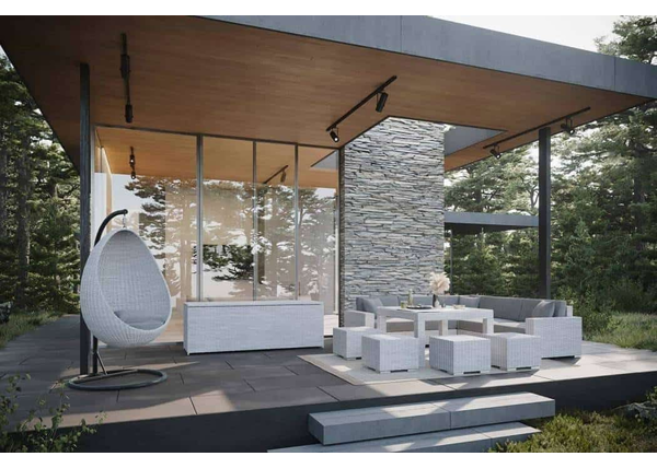 Kosz ogrodowy „kokon” – modny akcent w nowoczesnym i klasycznym ogrodzie