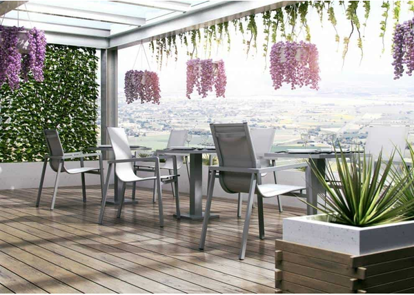 Krzesła ogrodowe metalowe