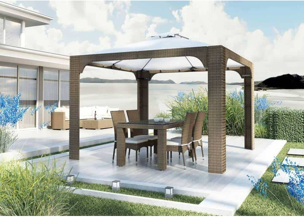 Solidne i komfortowe krzesła ogrodowe – technorattan w modnym ogrodzie