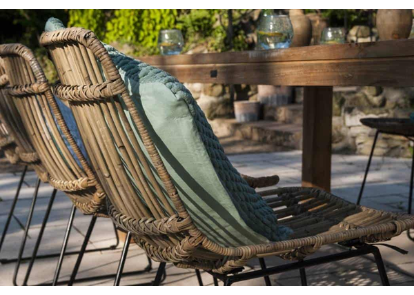 Krzesła rattanowe ogrodowe