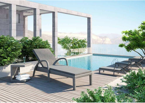 Leżaki ogrodowe z technorattanu – stwórz swoje małe SPA