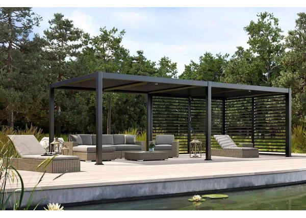 Komfortowa i solidna leżanka – technorattan w modnym ogrodzie