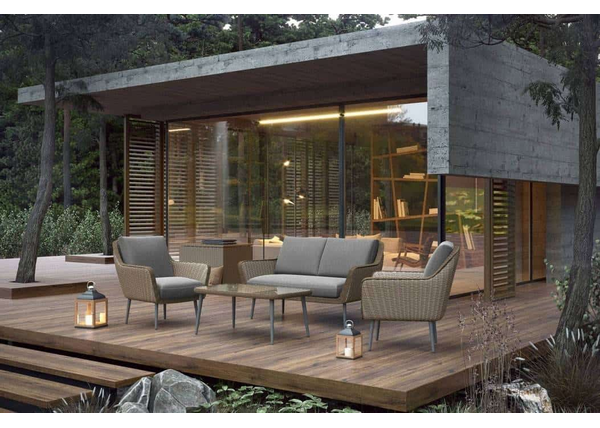 Meble ogrodowe wypoczynkowe – technorattan mile widziany w modnym ogrodzie