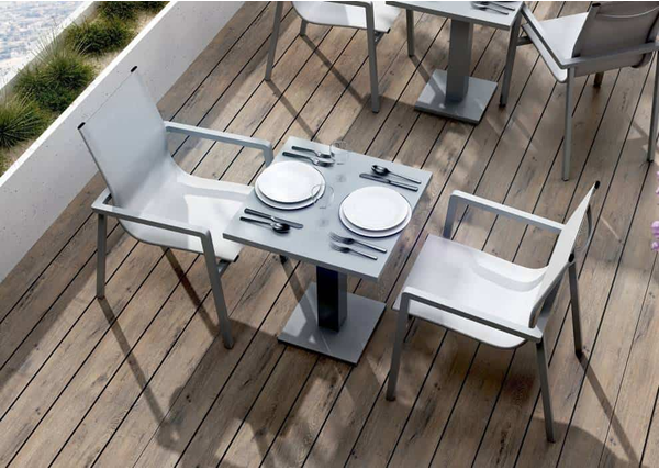 Meble ogrodowe z aluminium