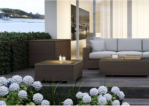 Narożnik technorattanowy – królewski wypoczynek w zaciszu swojego ogrodu