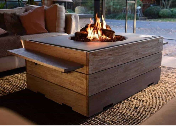 Palenisko ogrodowe kwadratowe – stwórz kojący nastrój na tarasie