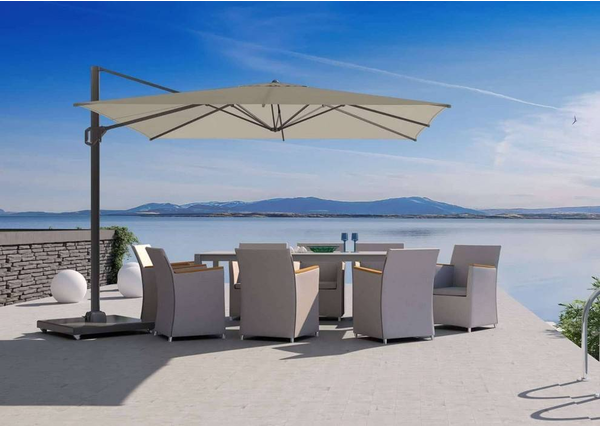 Parasol na taras prostokątny – jaki model warto wybrać?