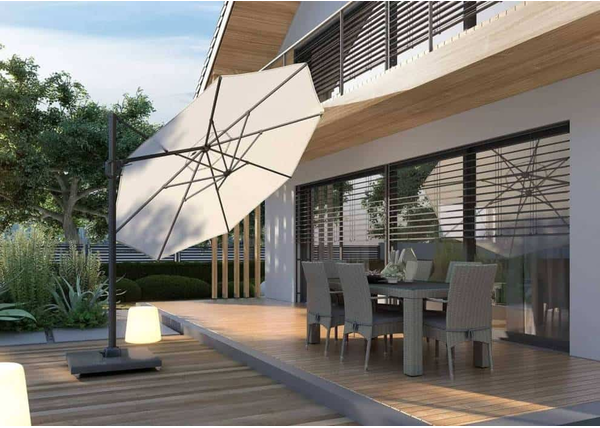 Parasol ogrodowy 350 cm – słońce pod kontrolą