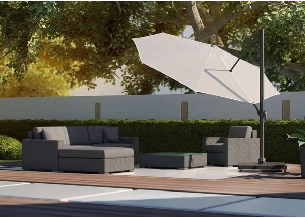 Parasol ogrodowy 3m – ochrona przed słońcem i deszczem