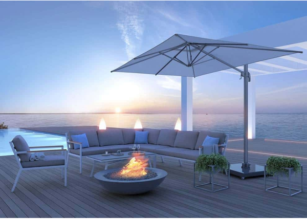 Parasol ogrodowy prostokątny