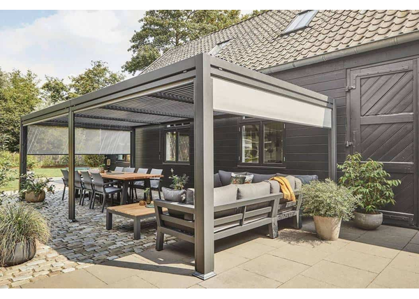Pergola z rozsuwanym dachem