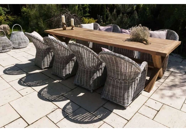 Rattanowy fotel: stylowy akcent w ogrodzie