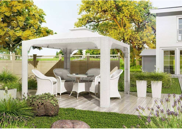 Stół z technorattanu