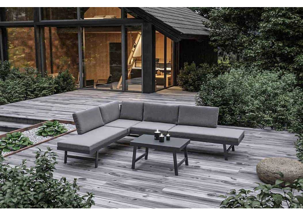 Szary zestaw ogrodowy – przepisy na stylowy, elegancki taras