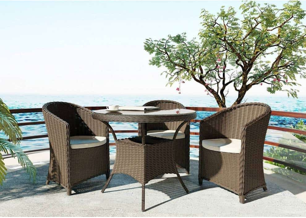 Taras w stylu śródziemnomorskim 