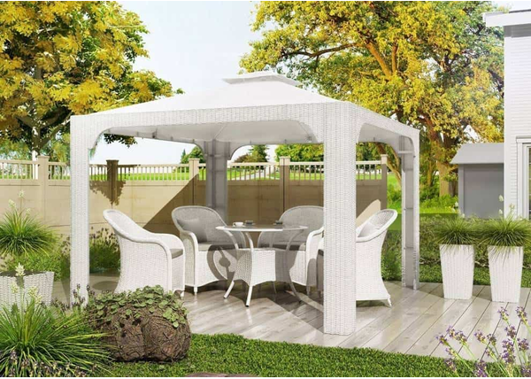 Zestaw mebli ogrodowych z technorattanu 