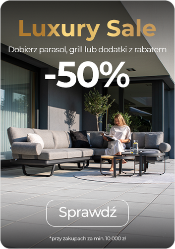 Dobierz parasol, grill lub dodatki z rabatem -50%
