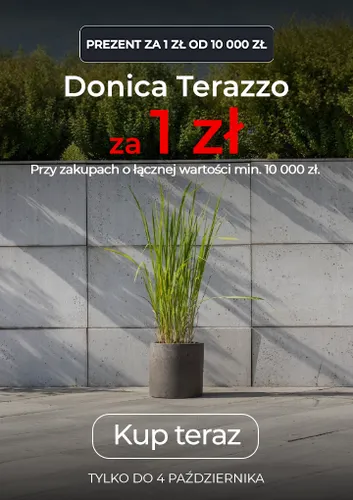 Donica Terazzo za 1 zł przy zakupach za 10 000zł! Tylko do 4 października