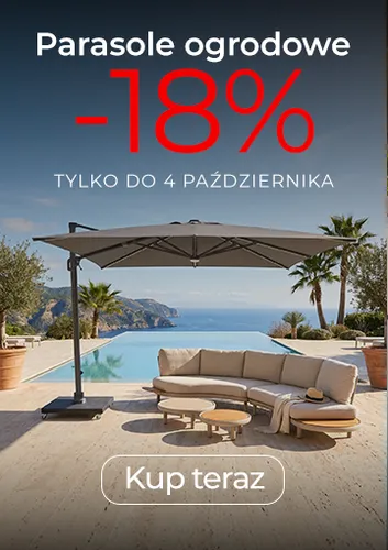 Parasole ogrodowe 18% taniej tylko do 4 października!