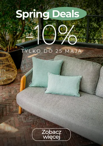 Poduszki ogrodowe w Spring Deals z rabatem 10%! Tylko do 25 maja