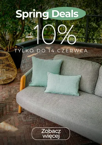 Poduszki ogrodowe w Spring Deals z rabatem 10%! Tylko do 25 maja