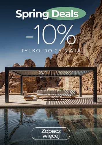 Spring deals z rabatem 10% na zadaszenia tarasowe!