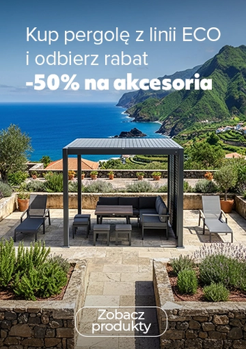 Akcesoria do pergoli ECO -50%, a zestaw GRADO II za 1 zł
