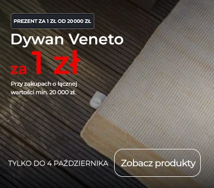 Dywan Veneto za 1 zł – wyjątkowy prezent do Twojego tarasu