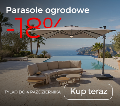 Parasole ogrodowe 18% taniej tylko do 4 października!