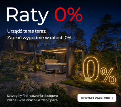 Urządź taras teraz i zapłać wygodnie w ratach 0%