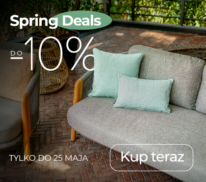 Poduszki ogrodowe w Spring Deals z rabatem 10%! Tylko do 25 maja