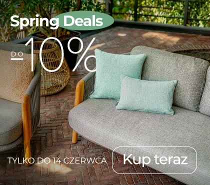 Poduszki ogrodowe w Spring Deals z rabatem 10%! Tylko do 14 czerwca