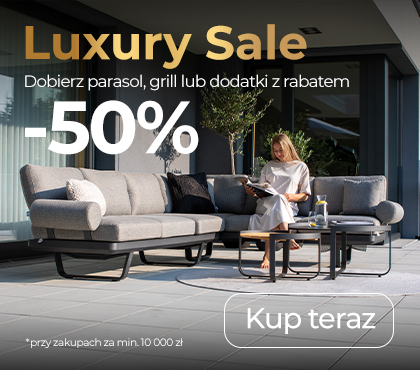 Dobierz parasol, grill lub dodatki z rabatem -50%