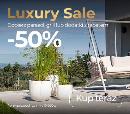 Dobierz parasol, grill lub dodatki z rabatem -50%