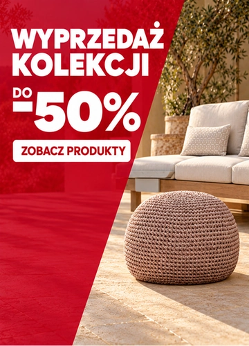 Dekoracje ogrodowe, tarasowe i balkonowe — wyprzedaż kolekcji do -50%