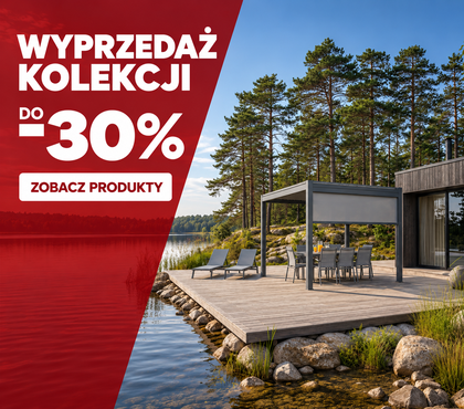 Wyprzedaż kolekcji zadaszeń tarasu – rabaty do -30% w Garden Space