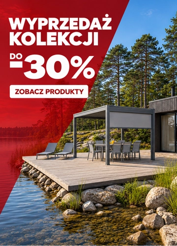 Zadaszenia tarasu Umbroso — wyprzedaż kolekcji do -30%