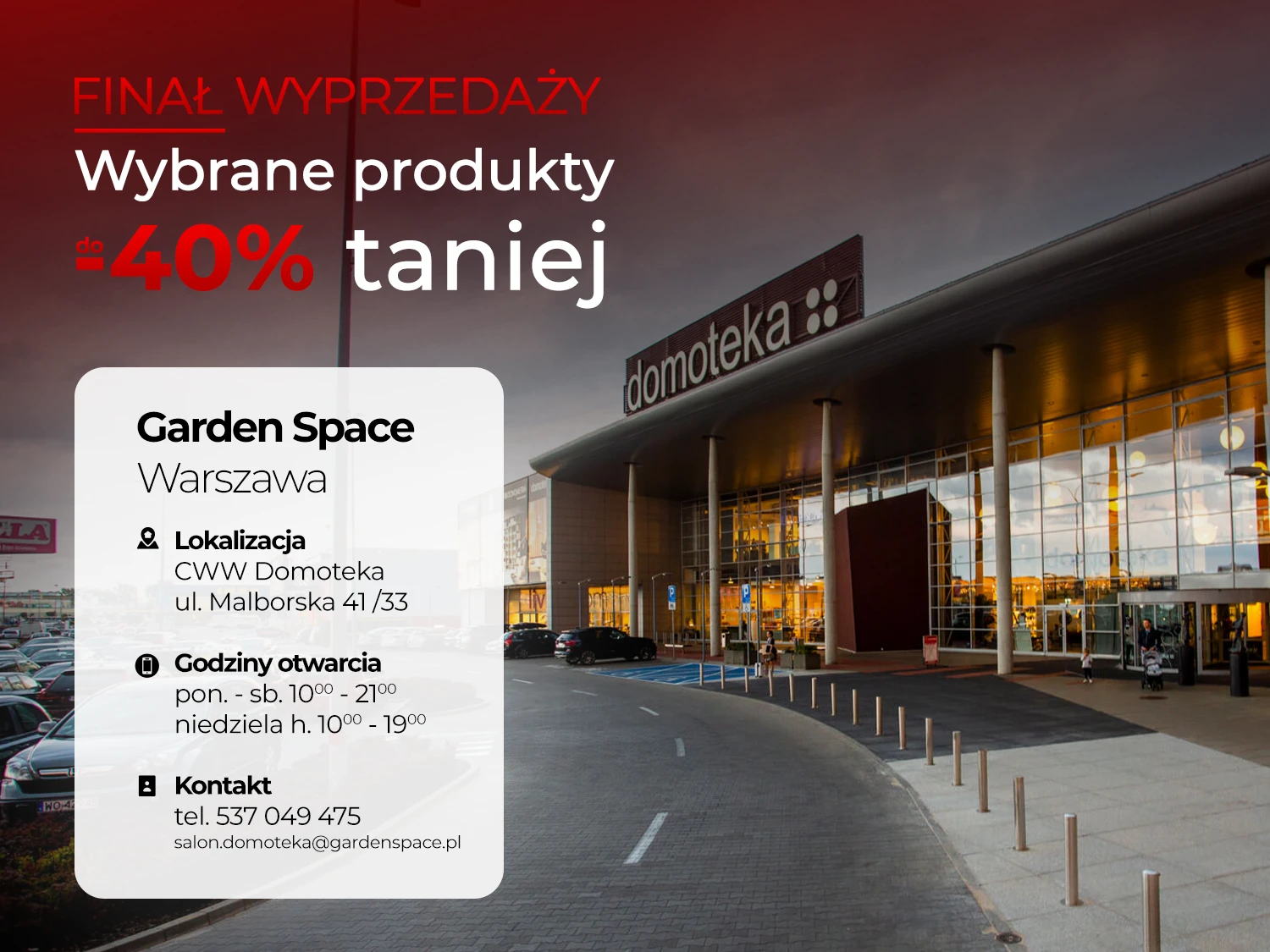Finał Wyprzedaży Garden Space
