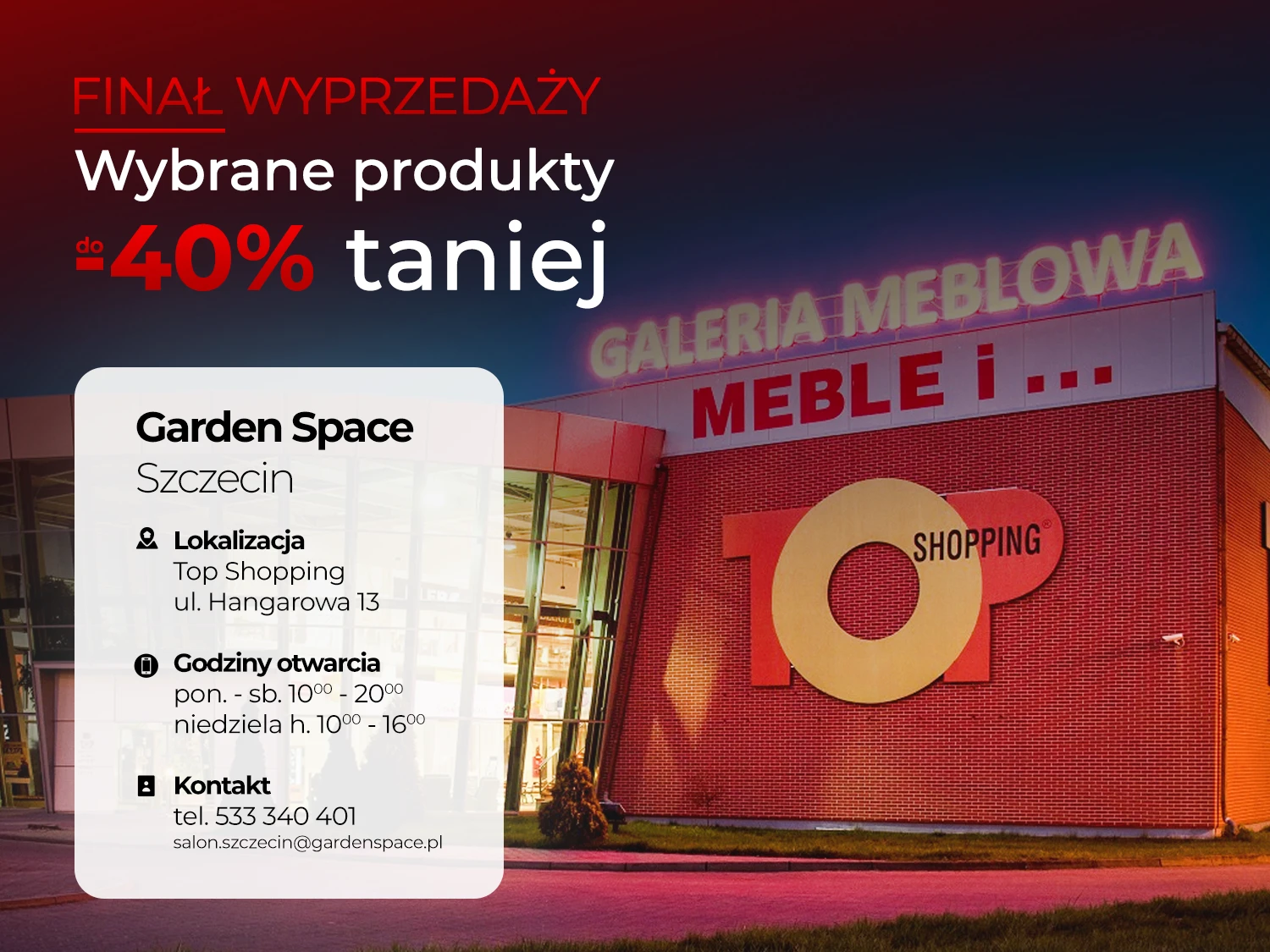 Finał Wyprzedaży Garden Space