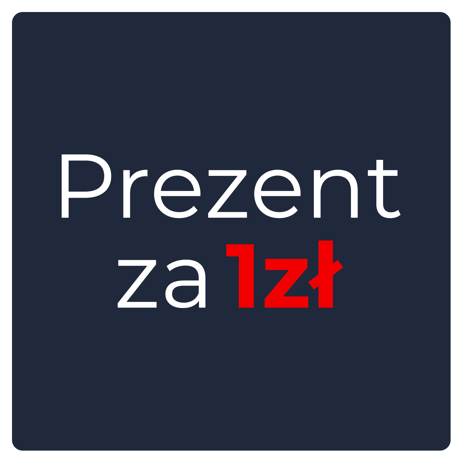 Produkty promocyjne za 1 zł