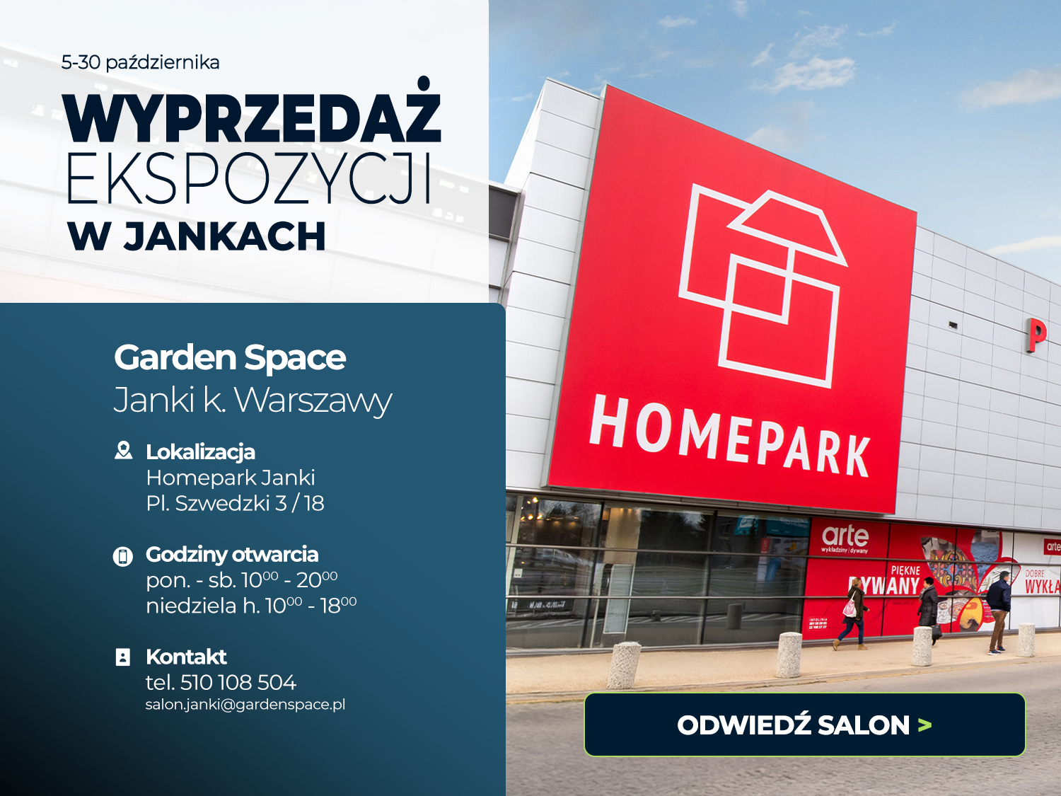 Garden Space Janki - zobacz lokalizację salonu