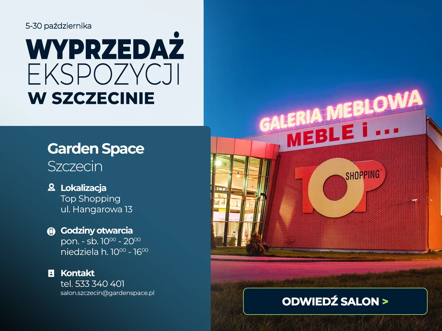 Garden Space Szczecin - zobacz lokalizację salonu