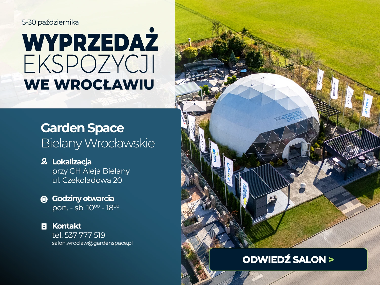 Garden Space Wrocław - zobacz lokalizację salonu