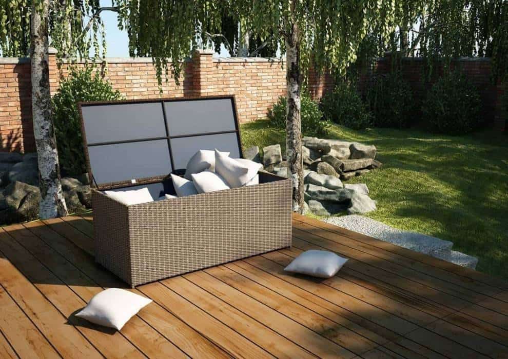 Skrzynia ogrodowa do siedzenia – praktyczny dodatek do ogrodu i na balkon